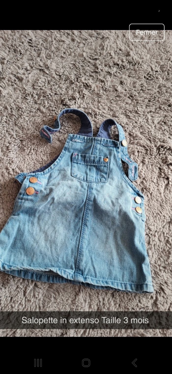 Salopette in extenso 3 mois