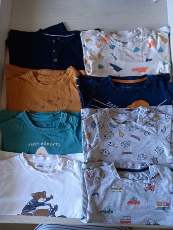 8 tee shirts ML