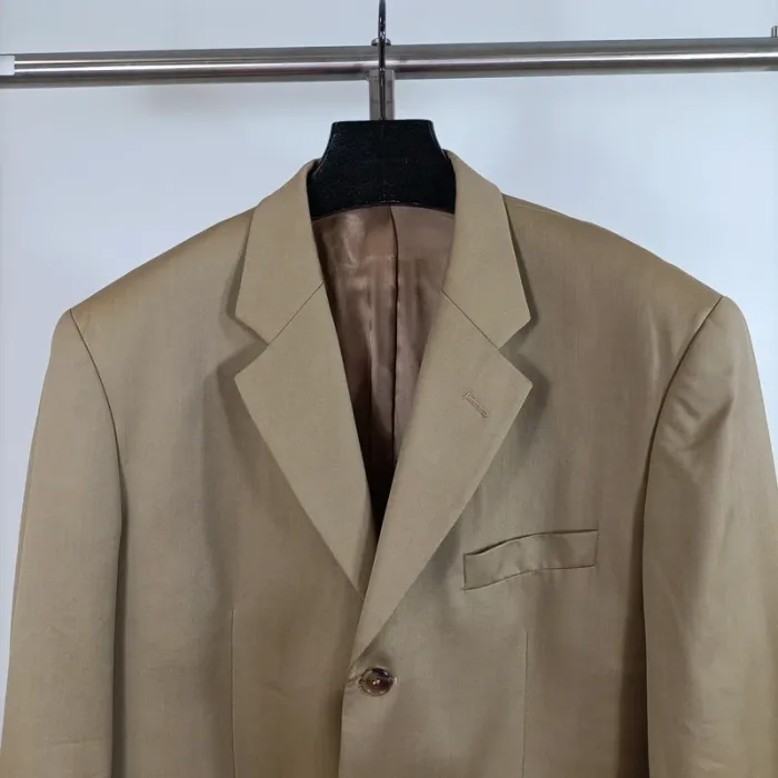 Ensemble costume veste + pantalon kaki - 52 estimé A483 - photo numéro 3