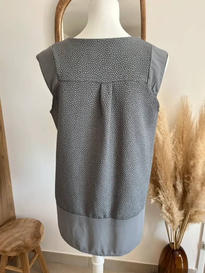 Blouse manches courtes grise Scarlet Roos - photo numéro 7