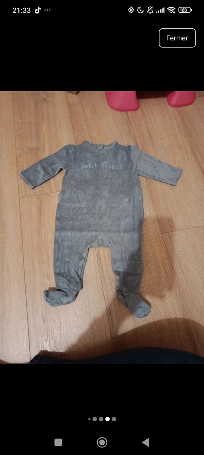 Lot de 9 pyjamas 9 mois - photo numéro 9