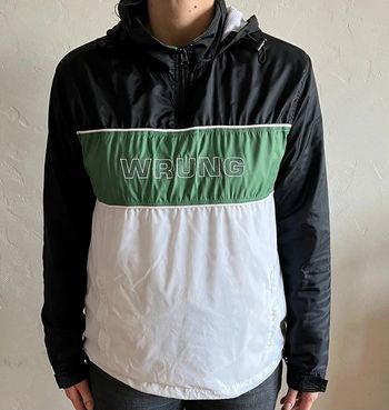 Coupe-vent à capuche Wrung taille M #EmmaLilleM38