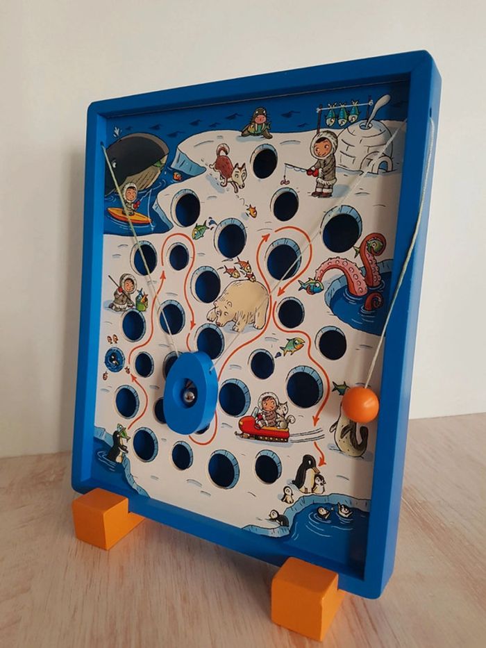 Zigzag sur la banquise jeu d'adresse en bois Fnac éveil et jeux - photo numéro 13