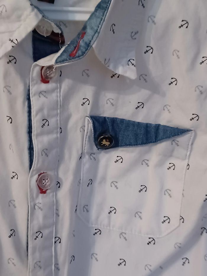 Chemise 5 ans thème marin - photo numéro 3