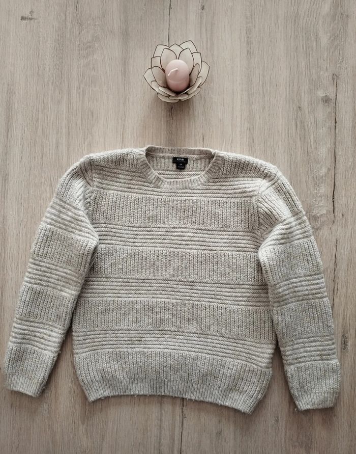 Pull Kiabi beige 6 ans
