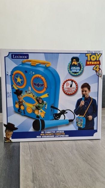 LEXIBOOK  - Mon Enceinte Connecté Portable avec Micro TOY STORY 4.