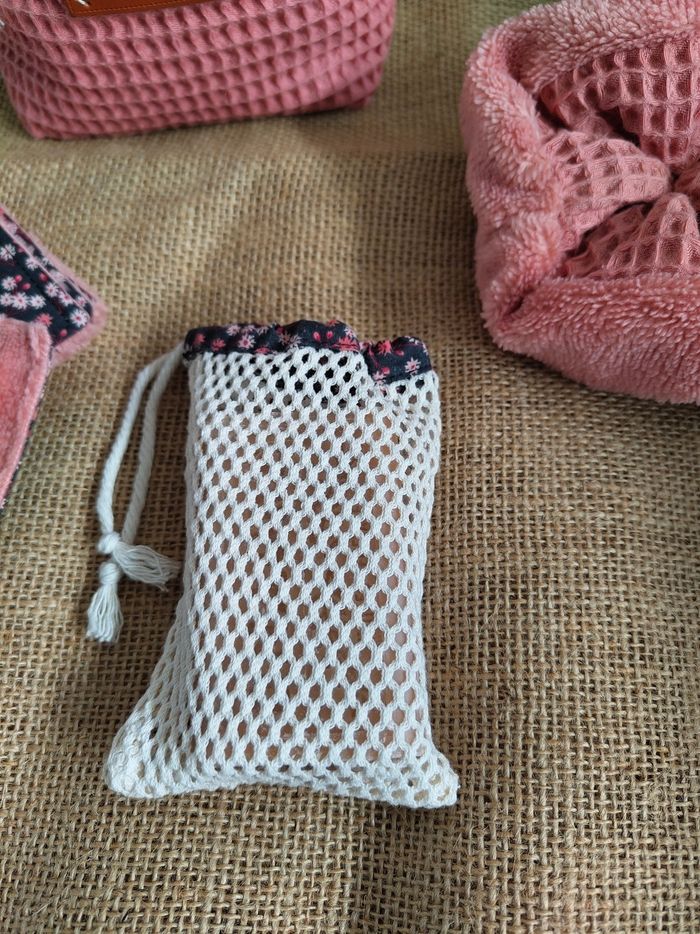 Bourse cadeau beauté - Saumon et fleurs - photo numéro 6