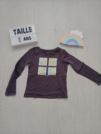 T-shirt manches longues 8 ans