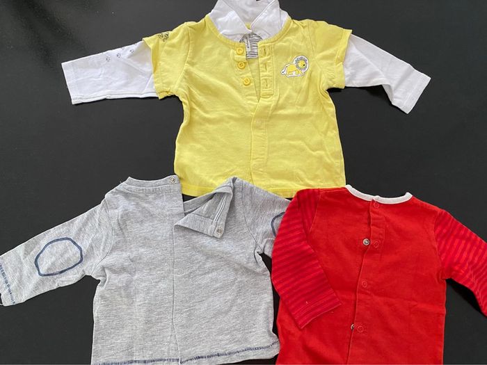 Lot de 3 tee shirt manches longues - photo numéro 5