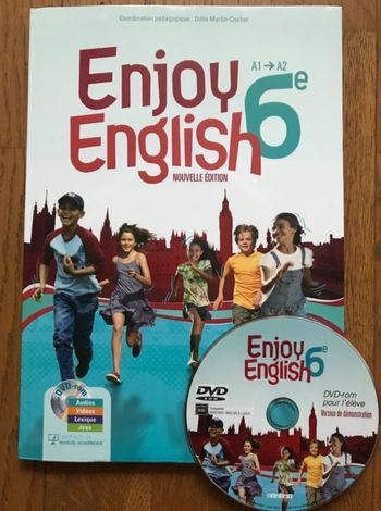 New Enjoy English - Anglais 6è - Manuel de l’élève avec DVD