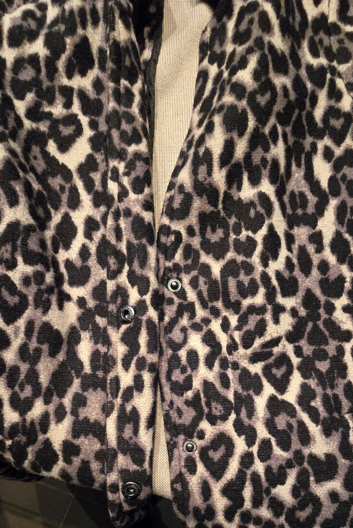 Veste longue femme leopard - photo numéro 7