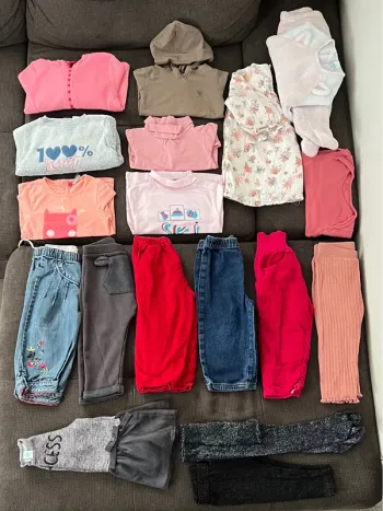 Lot de vêtements hiver fille 18 mois