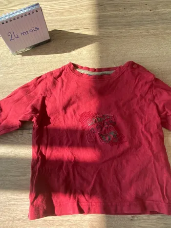 T-shirt manches longues 24 mois