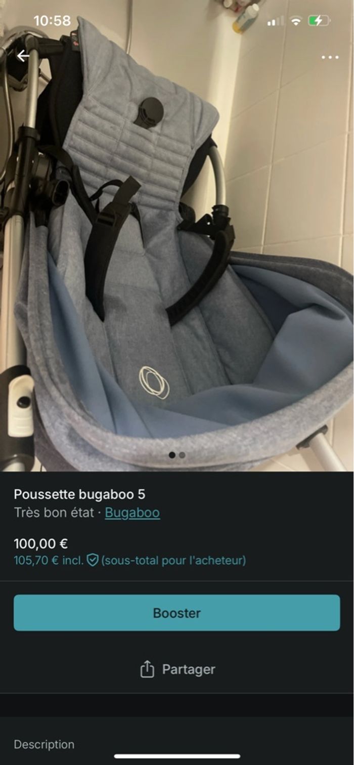 Pousette bugaboo bee 5 - photo numéro 6