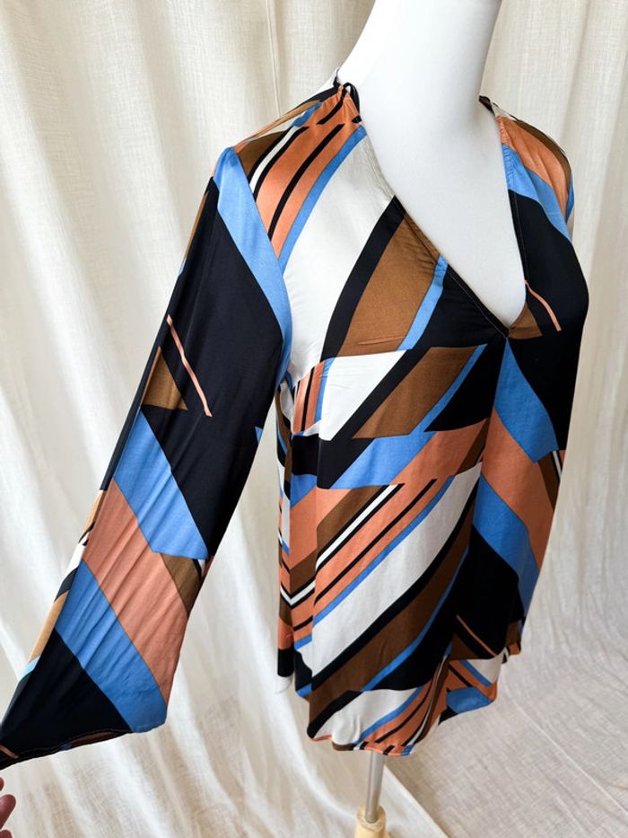 Blouse Massimo Dutti 100% Soie - photo numéro 3