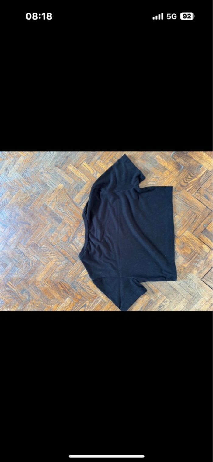 Haut crop top noir - photo numéro 2