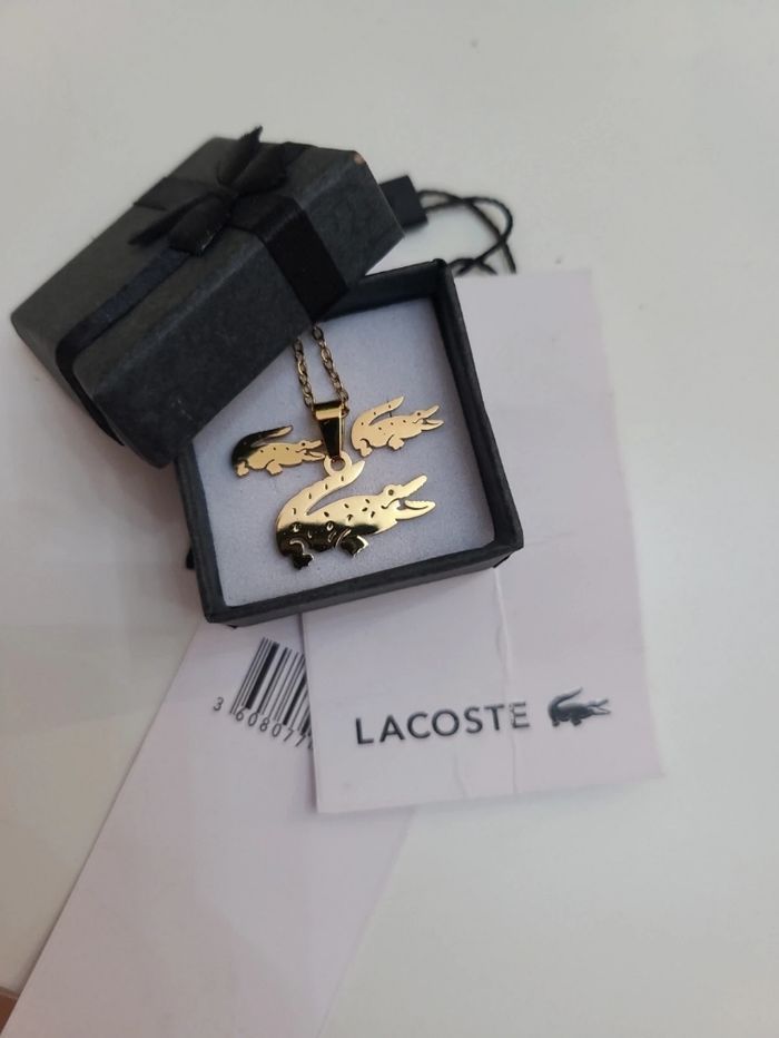Parrure lacoste doré - photo numéro 2