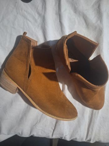 Bottine marron confort