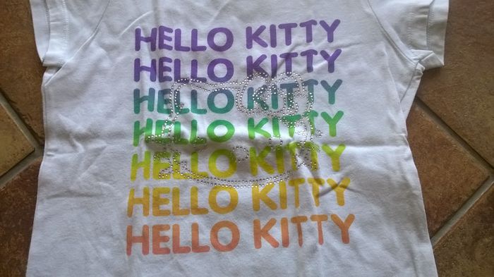 T shirt manche courte Hello Kitty - photo numéro 2