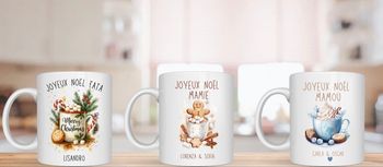 Tasse de Noël personnalisée
