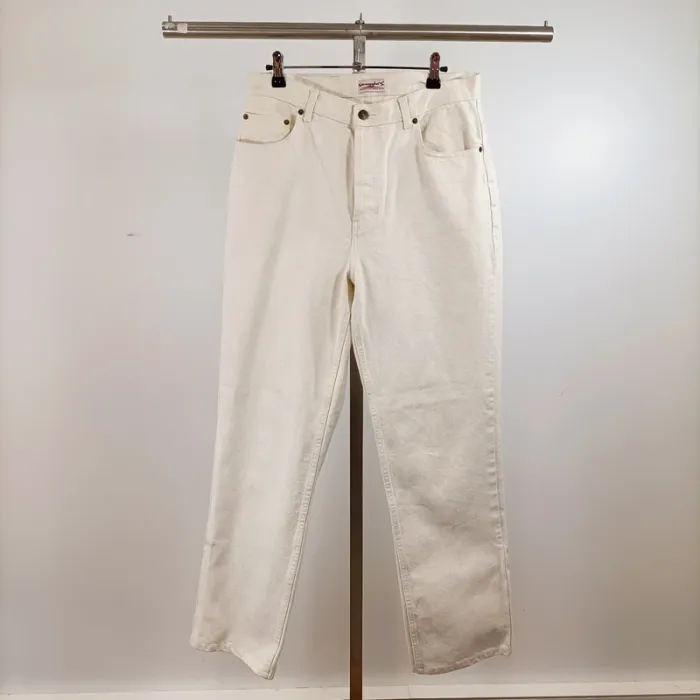Jean blanc cassé Struggle’S coupe droite 100% coton taille 42 A1499