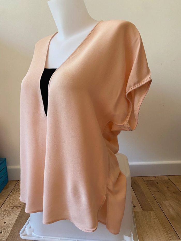 Haut Zara rose et noir - photo numéro 6