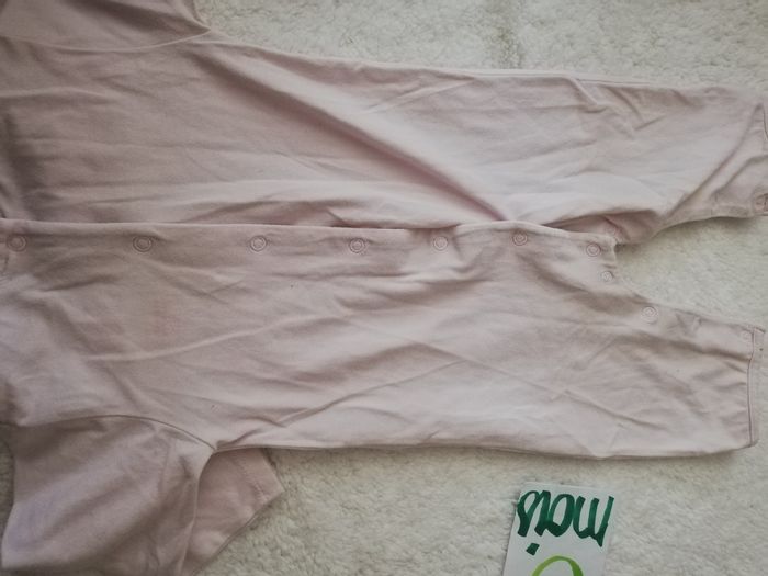 Pyjama sans pied fille rose 6 mois absorba - photo numéro 3