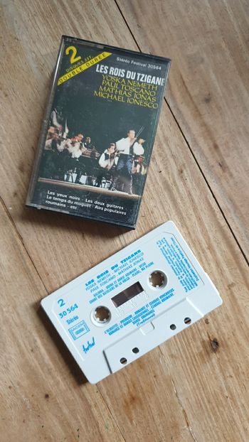 Vintage K7 cassette audio musique Les rois du tzigane