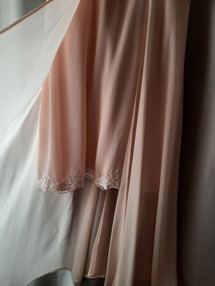 Robe fête cérémonie en dentelle et perle flower by charm's Paris - photo numéro 3