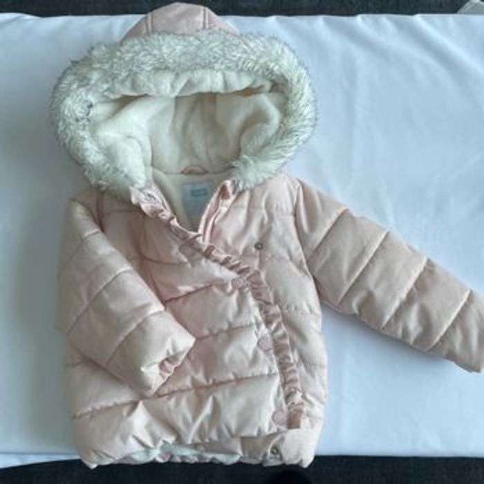 Manteau rose obaibi 23 mois bon état - photo numéro 2