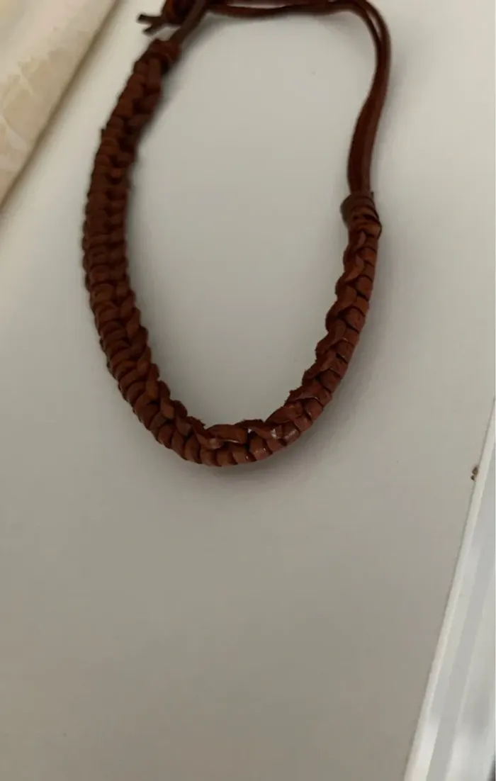 Bracelet cuir marron - photo numéro 3