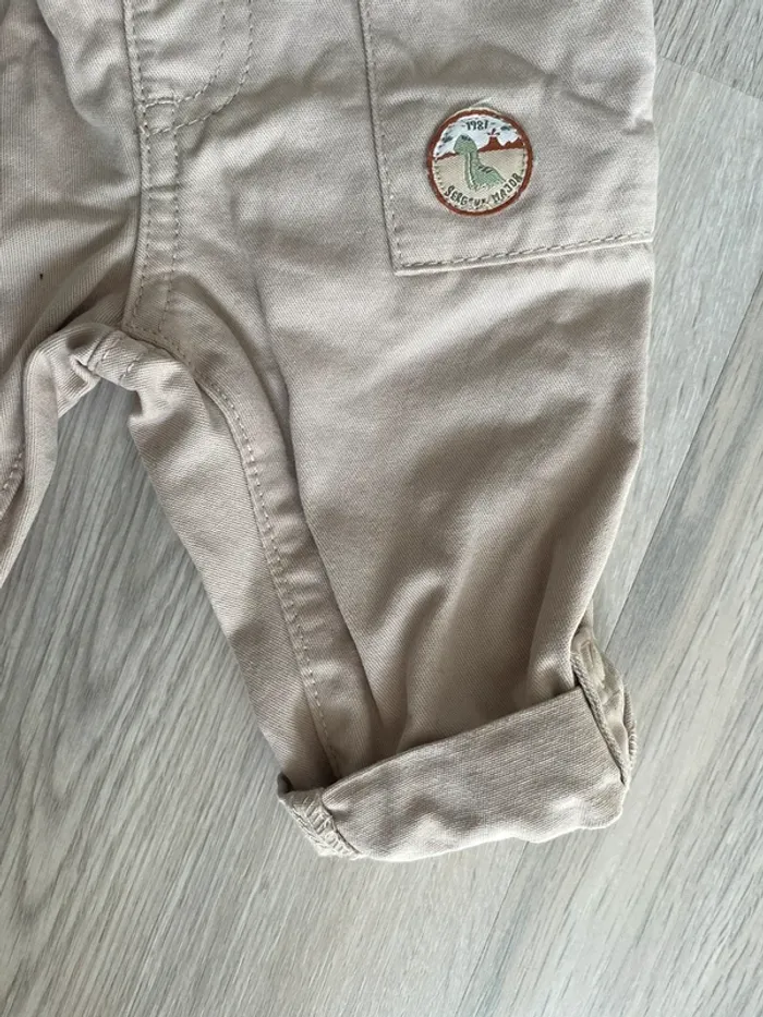 Pantalon beige Sergent Major - photo numéro 4