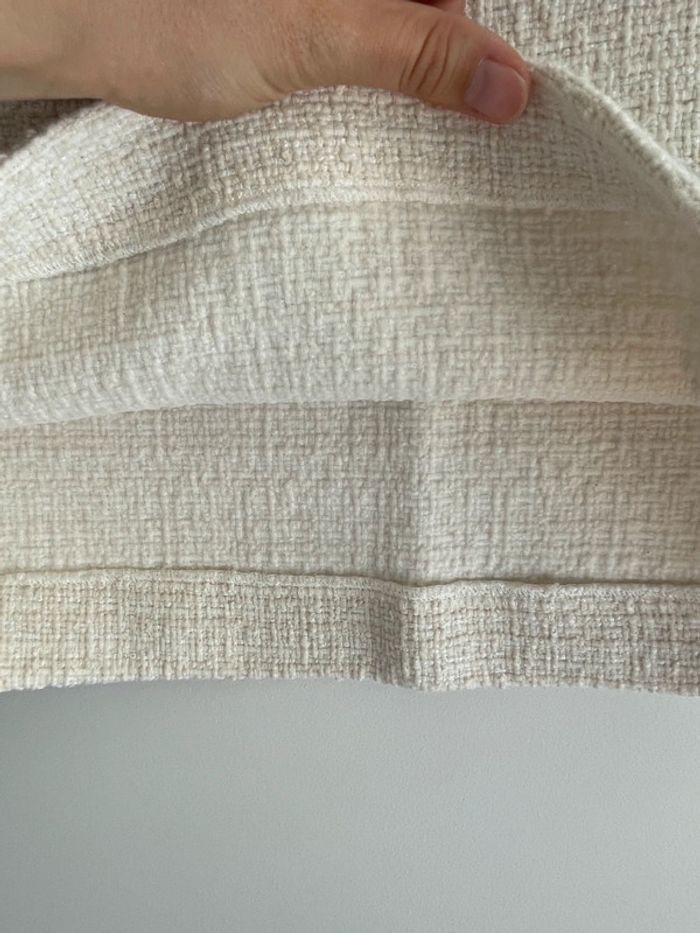 Ensemble veste + jupe Maje tweed liseré lilas – Taille 36 - photo numéro 11