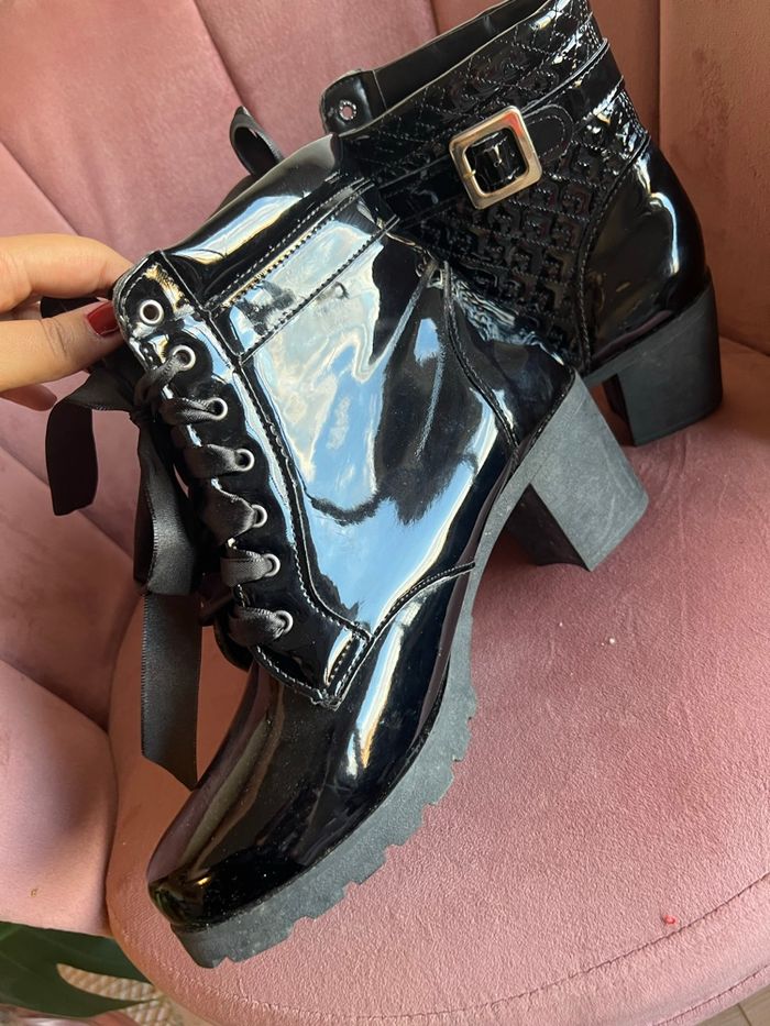 👉Bottines noires vernies à talon – pointure 41 (EU) 🖤 - photo numéro 8