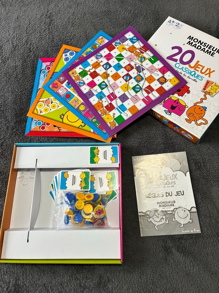 Coffret 20 jeux de société Monsieur Madame - photo numéro 3