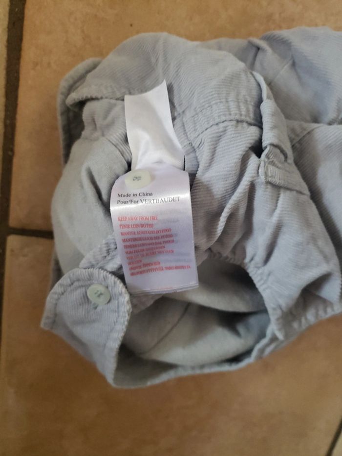 Salopette grise vertbaudet 3 mois - photo numéro 4