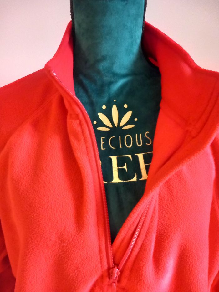 Polaire ITZ rouge avec col haut - photo numéro 2