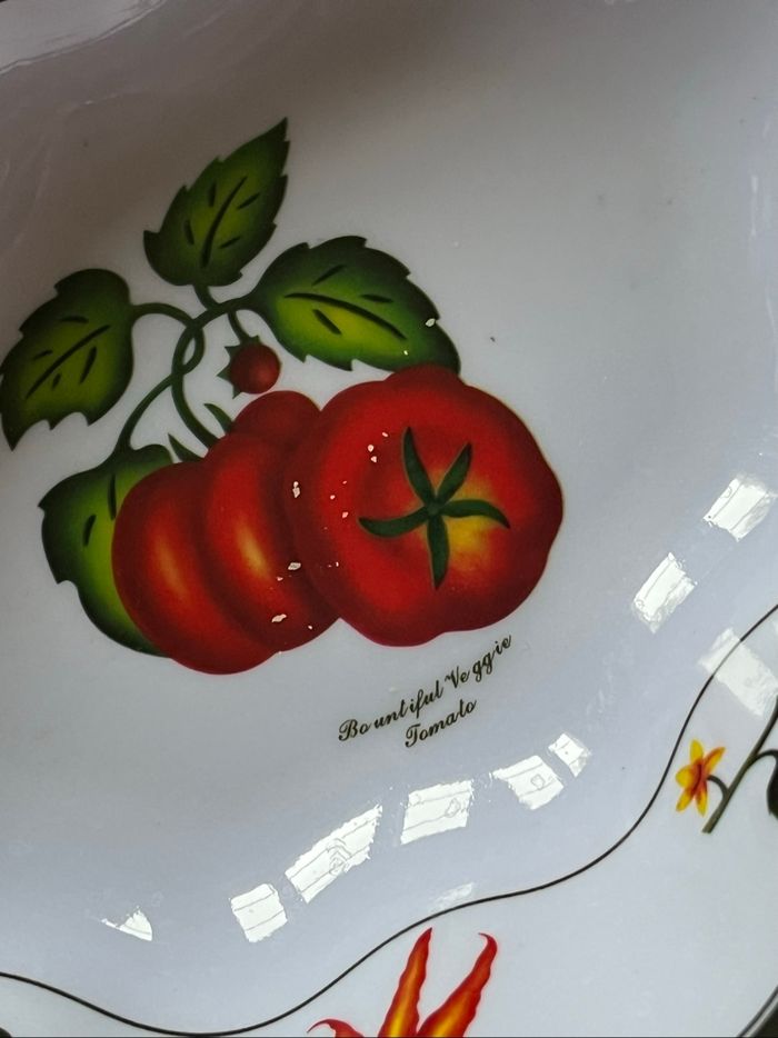 Lots de 7 plats en plastique vintage - photo numéro 3
