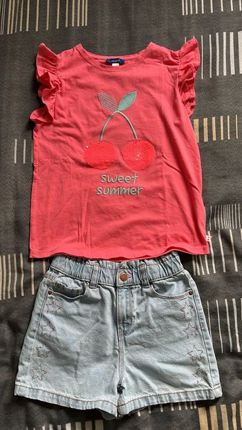 Ensemble  okaidi  /kiabi  10/9ans