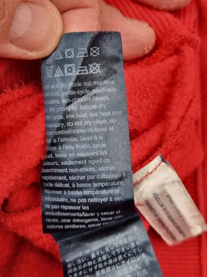 Robe pull Tommy Hilfiger rouge – Taille XS Femmes (mesures en photos) - photo numéro 8