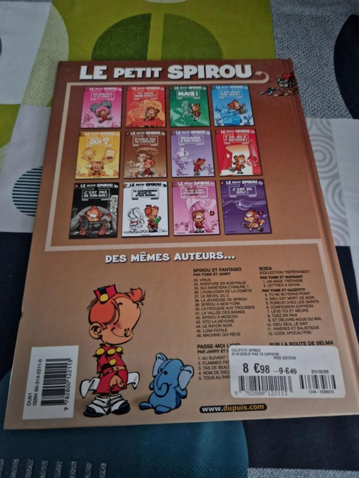 le petit spirou 6: n'oublie pas ta capuche - photo numéro 2
