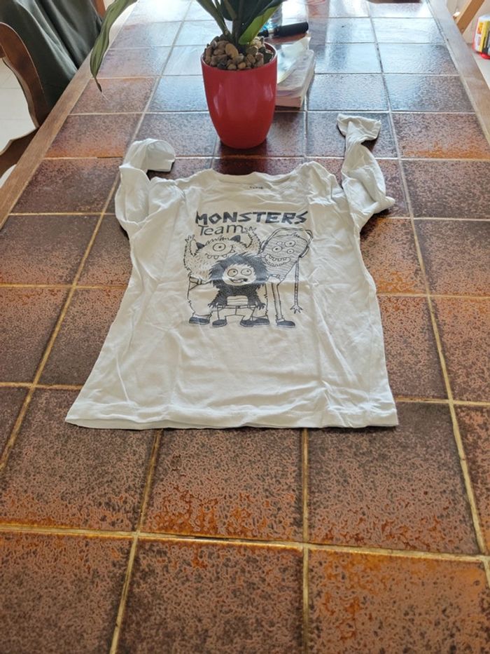 Tee shirt manche longue team Monster