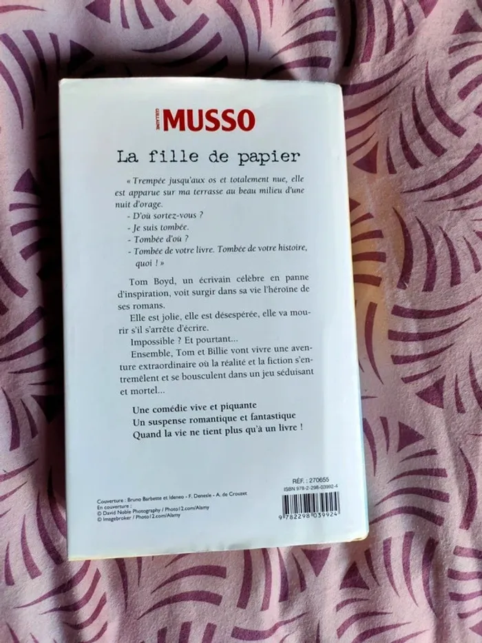 La fille de papier , Guillaume Musso - photo numéro 2