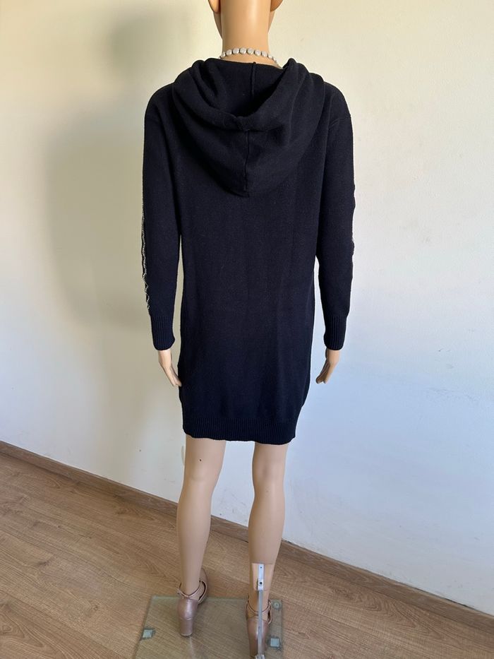 Robe pull bleue marine avec capuche Morgan taille XS TBE - photo numéro 6