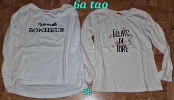 Lot 2maillot tape a loeil 6ans