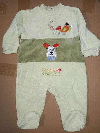 Pyjama velours 12 mois