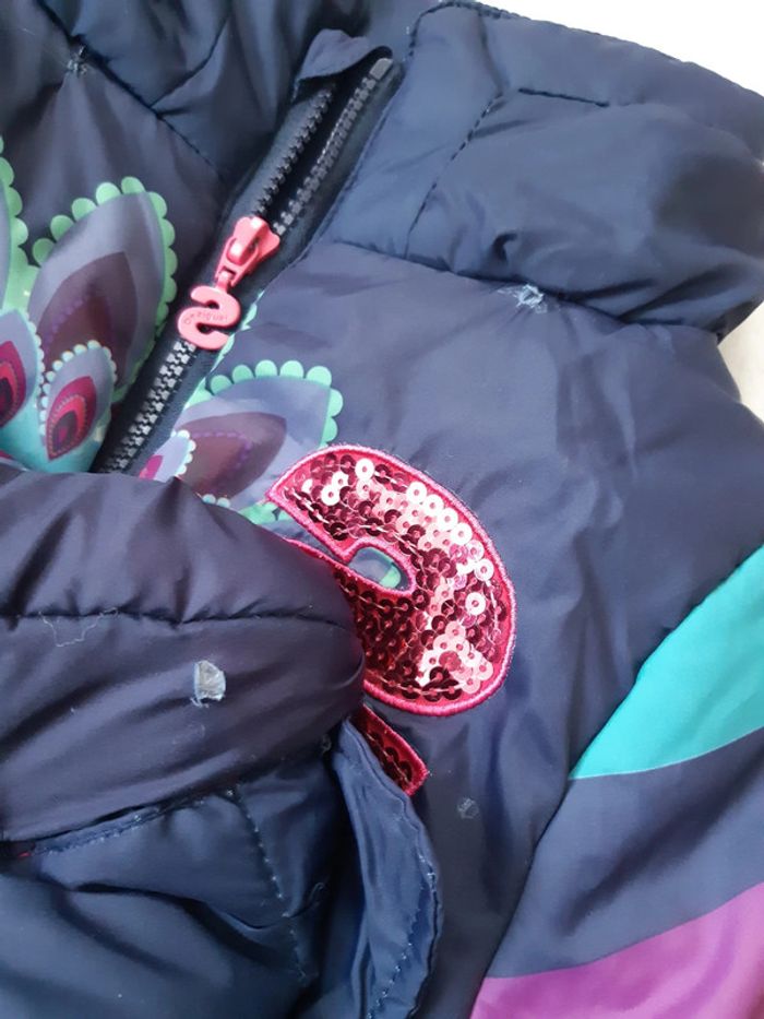 Doudoune épaisse et colorée Desigual 5/6 ans - photo numéro 4
