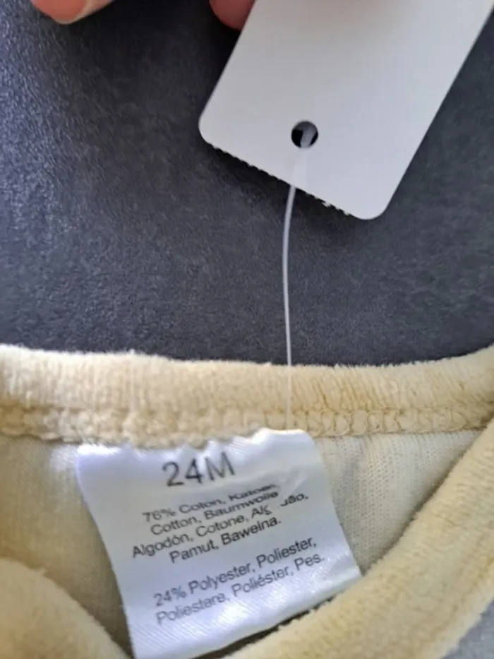 pyjama jaune zèbre - photo numéro 2