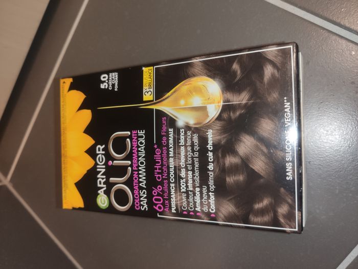 Coloration Garnier Olia 5.0 châtain clair fondant