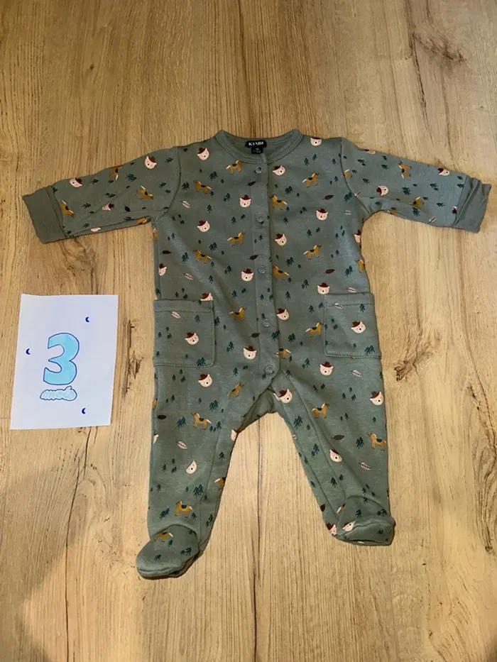 Pyjama en molleton 3 mois